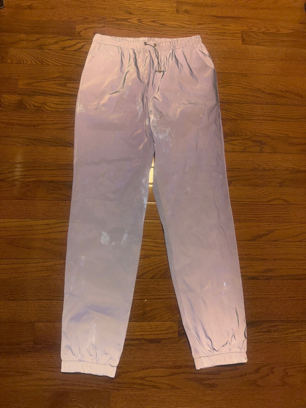 Reflective jogger pants